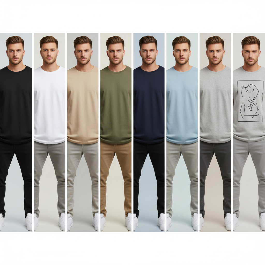 Best Oversized T-Shirt for Men for Casual & Daily Wear different colour in oversized t shirt